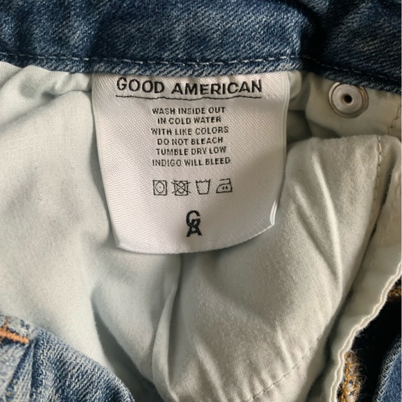 Good American Good Legs Released Hem Skinny Jeans Blue017 Super Stretch Size 6 - Picture 12 of 12
